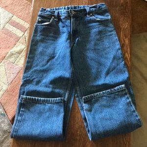 Adjustable waist jeans